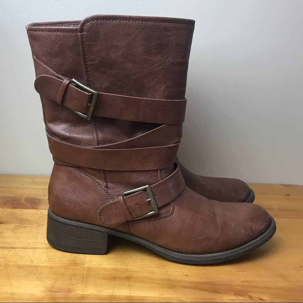 Stash Women’s Brown Mid Calf Boots Size 10M